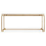 Gilded Iron Rectangular Coffee Table with Biancaneve Top