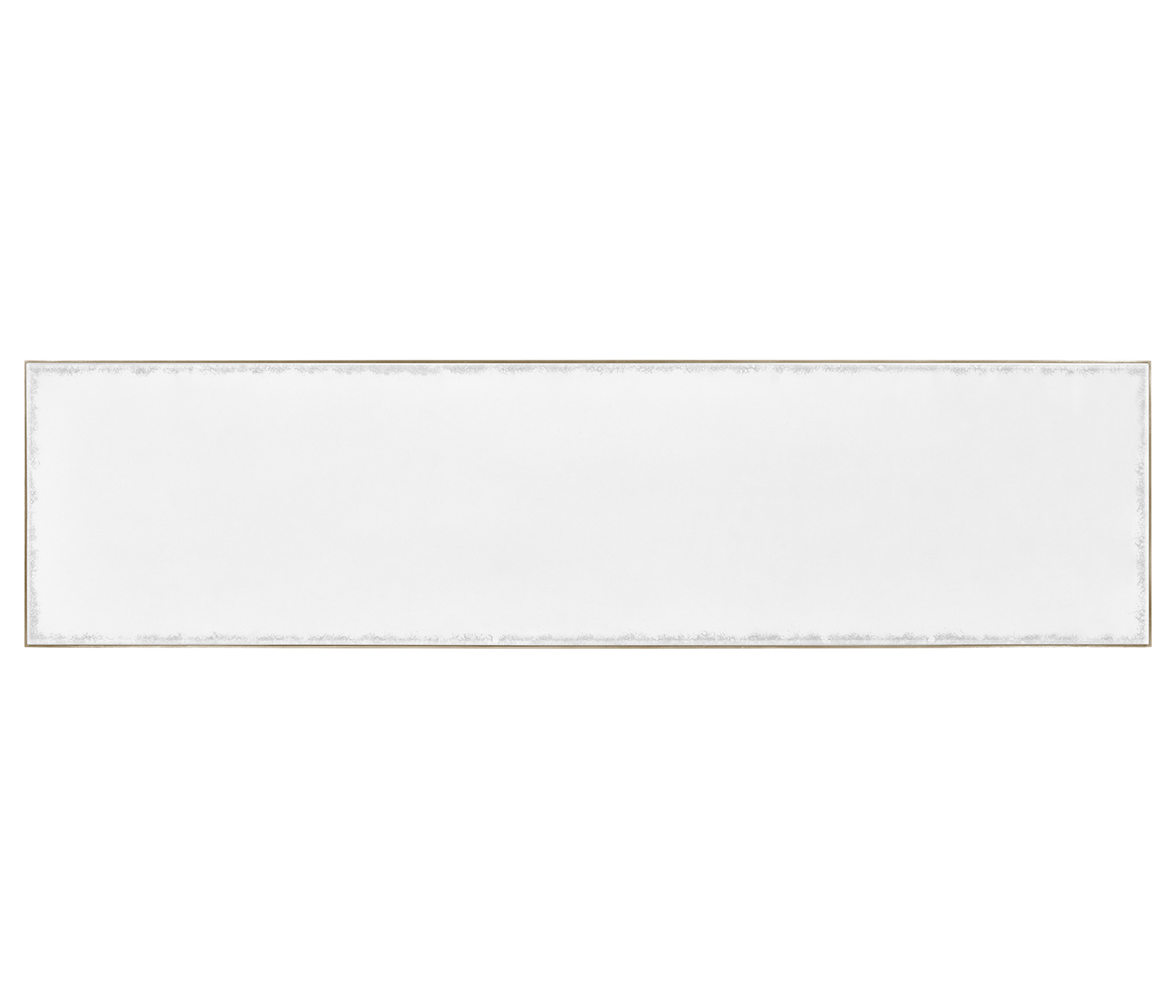 Silver Iron Large Console Table with An Antique Glass Top