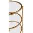 Gilded iron end table