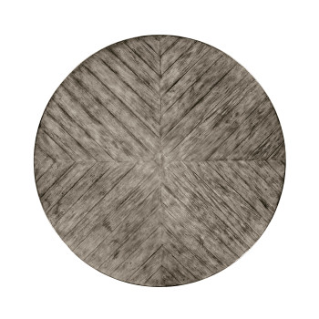 Antique Dark Grey and Wrought Iron Dining Table 66