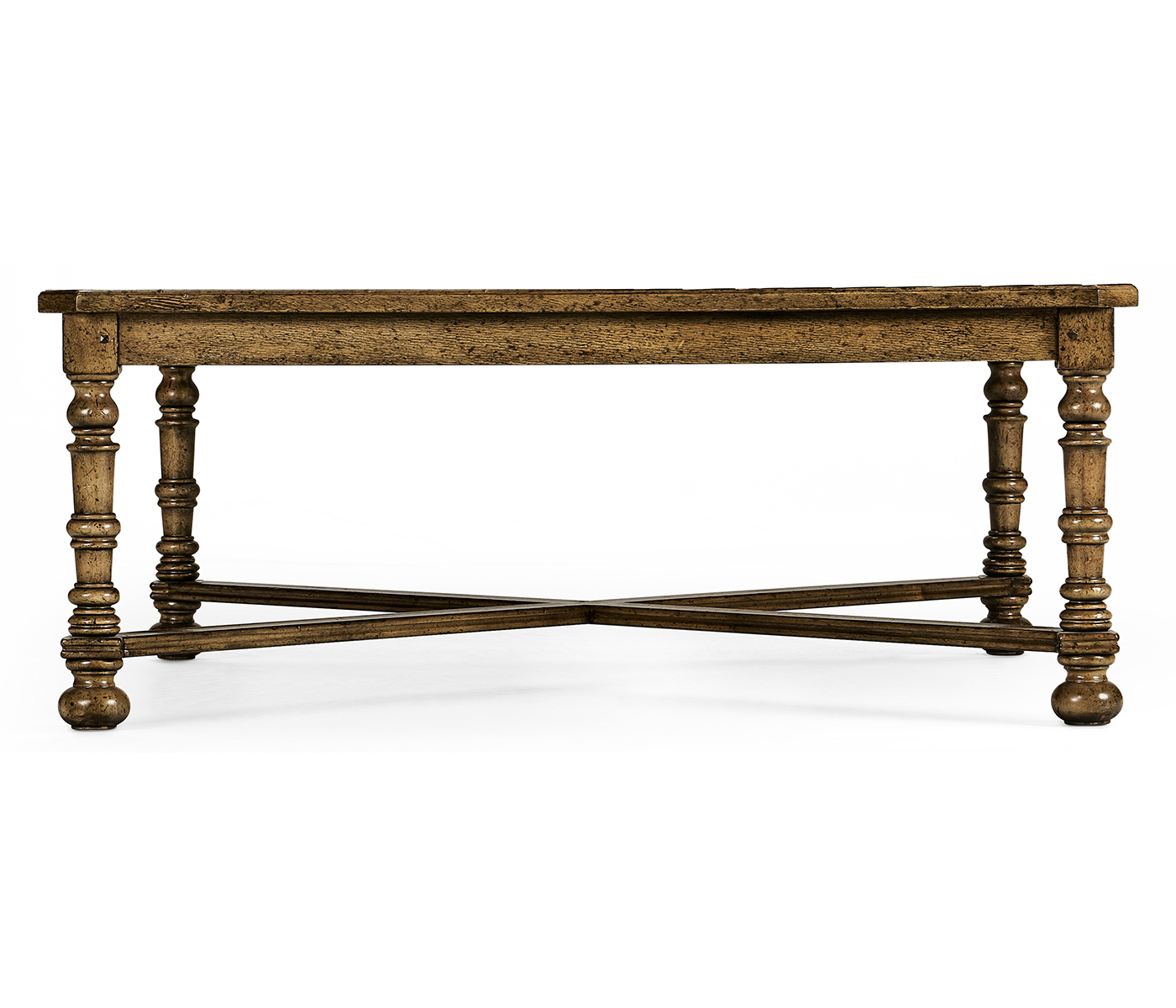 Medium Driftwood Large Square Parquet Coffee Table