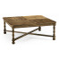 Medium Driftwood Large Square Parquet Coffee Table