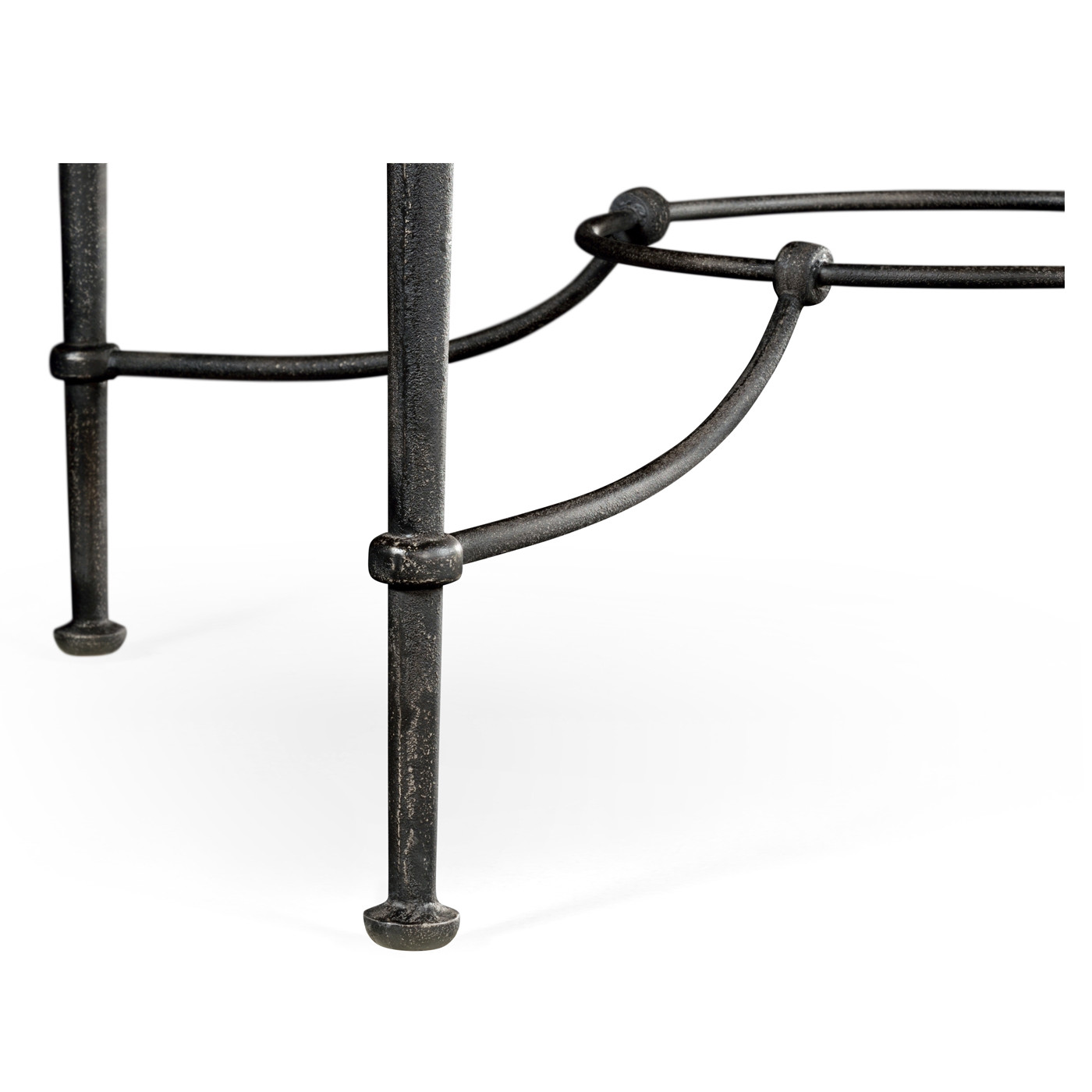 Round Centre Table with Iron Base