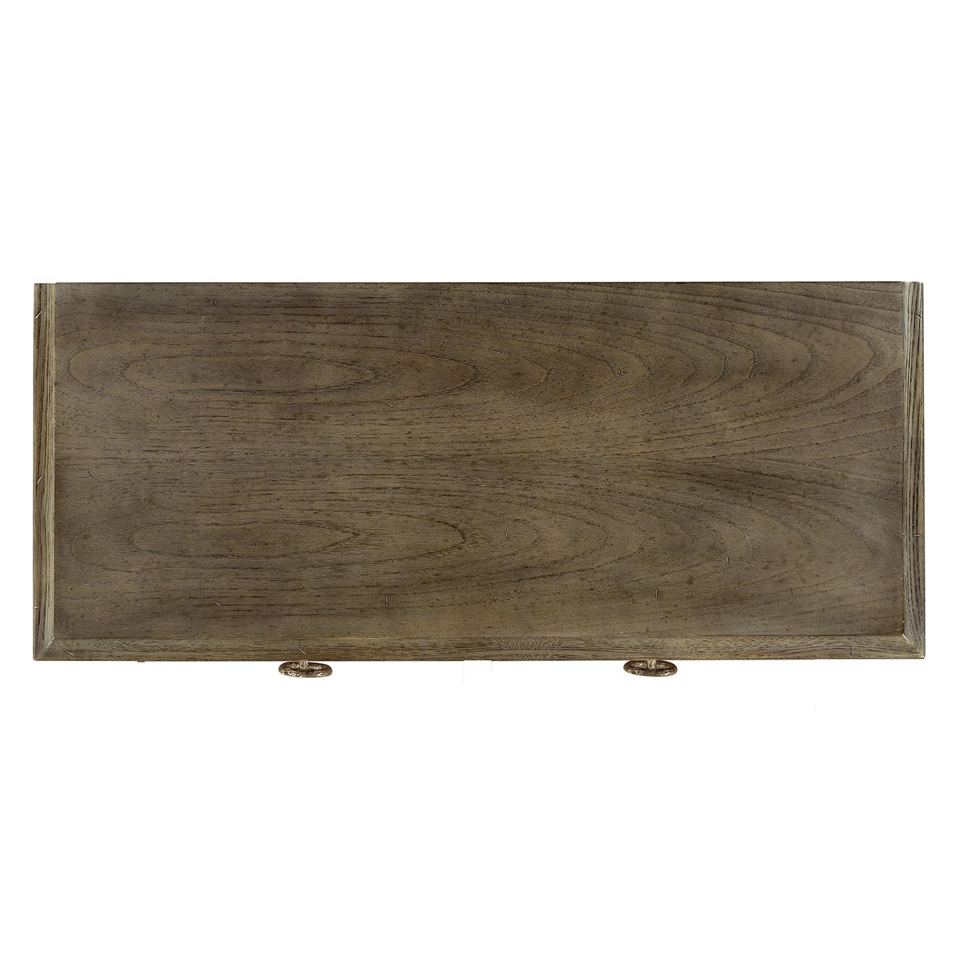 Dark Grey Chestnut Narrow Cabinet with Cupboard