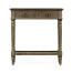 Small Dark Grey Chestnut Narrow Console
