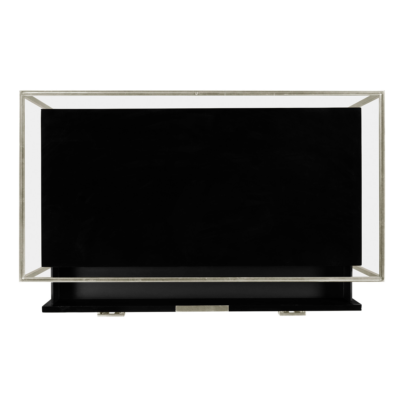 Silver Iron Chest of Drawers in Smoky Black