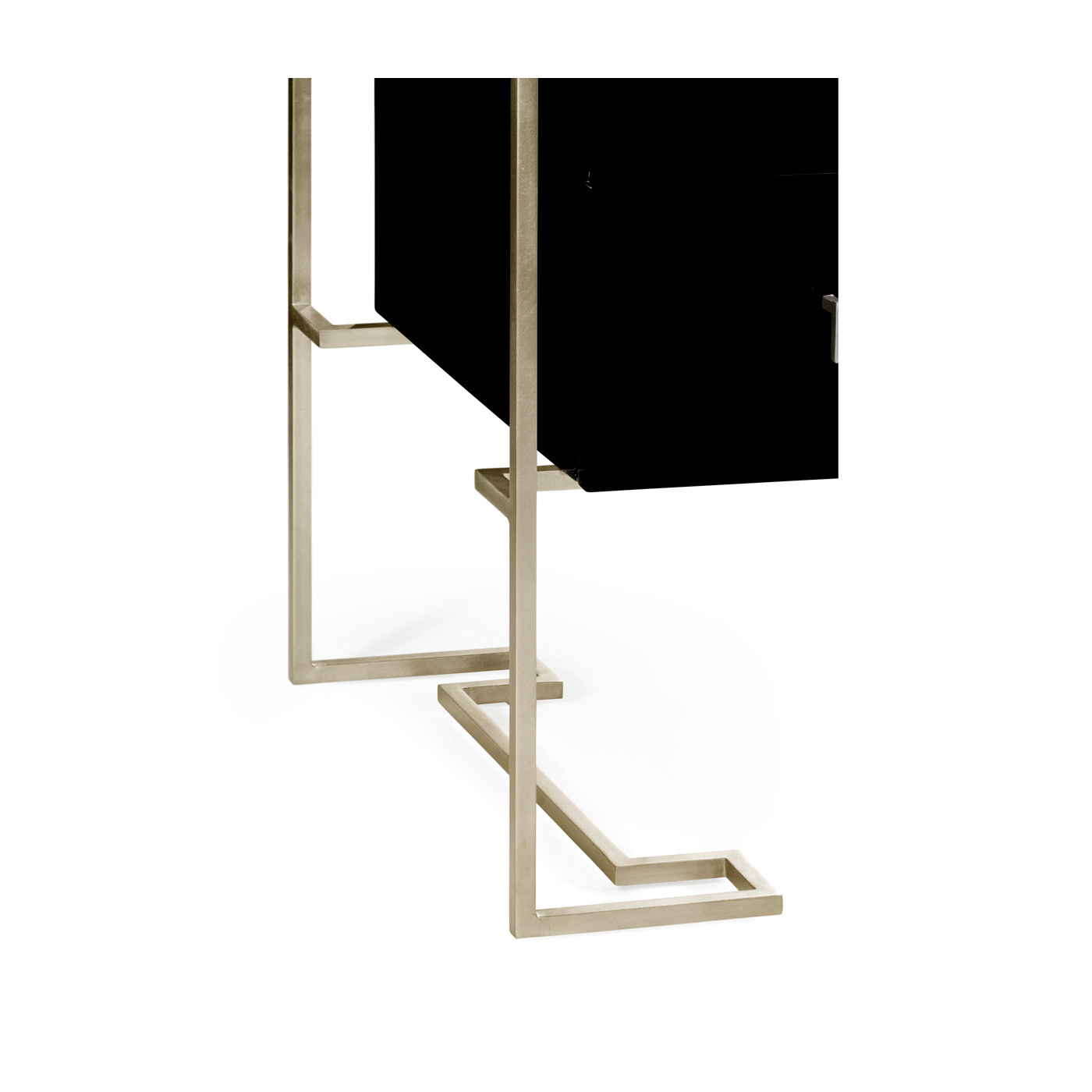 Silver Iron Chest of Drawers in Smoky Black