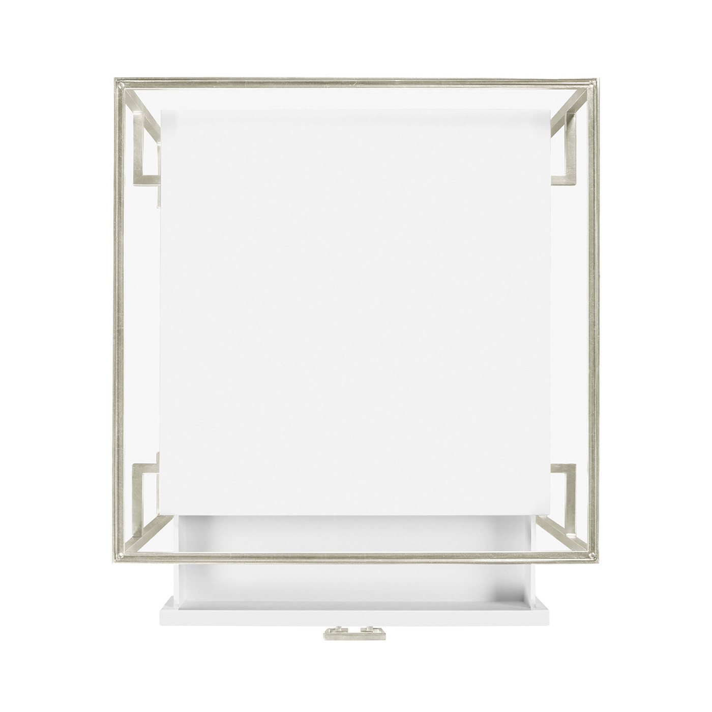 Silver Iron Side Table in Biancaneve