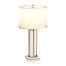 Gilded Iron Table Lamp in Biancaneve
