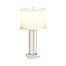Silver Iron Table Lamp in Biancaneve