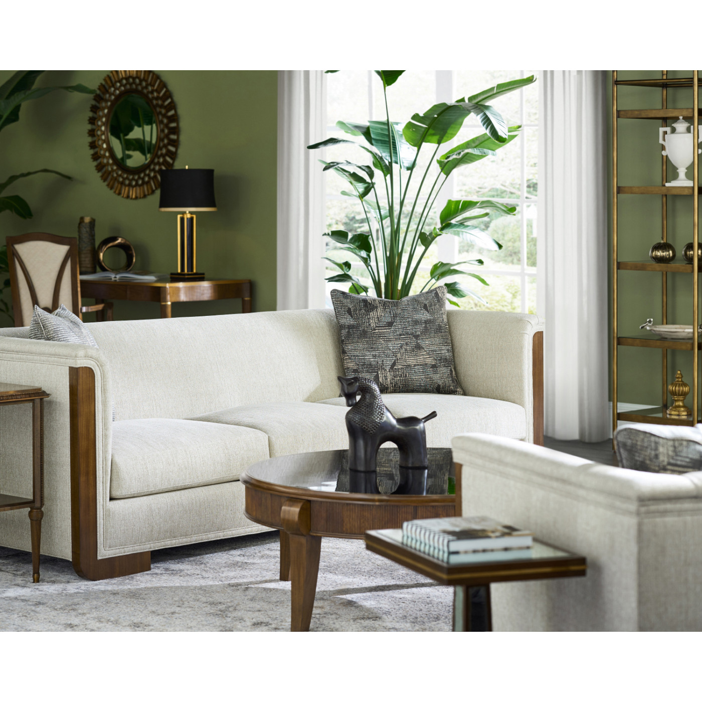 Silver Iron Table Lamp in Biancaneve