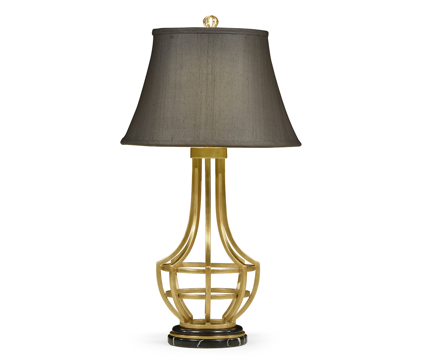 Gilded iron table lamp