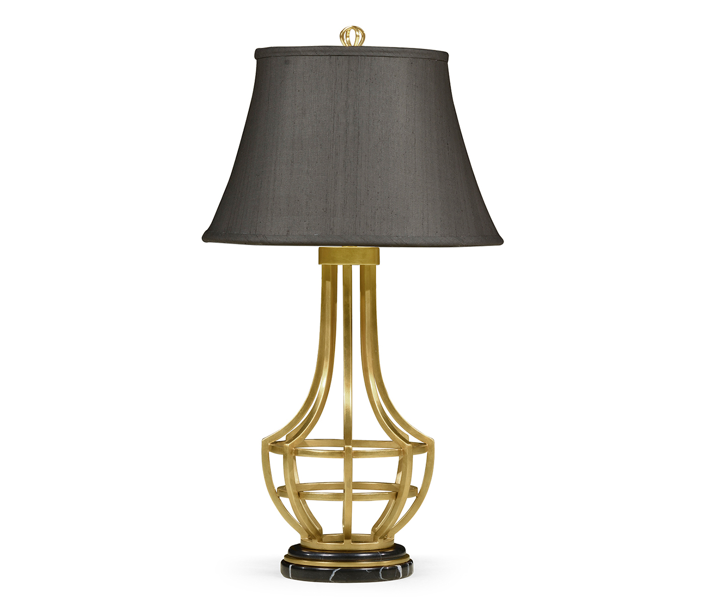 Gilded iron table lamp