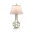 Silver iron table lamp