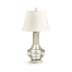 Silver iron table lamp