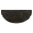 Dark Ale Demilune Console Table