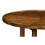 Country Walnut Round Lamp Table