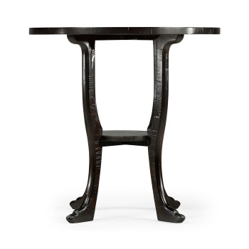 Dark Ale Round Lamp Table