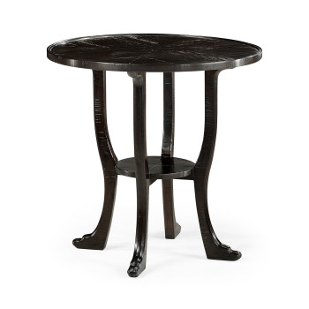 Dark Ale Round Lamp Table