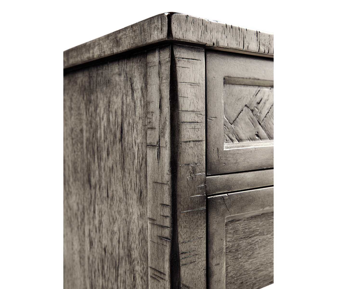 Small Chest of Drawers in Antique Dark Grey