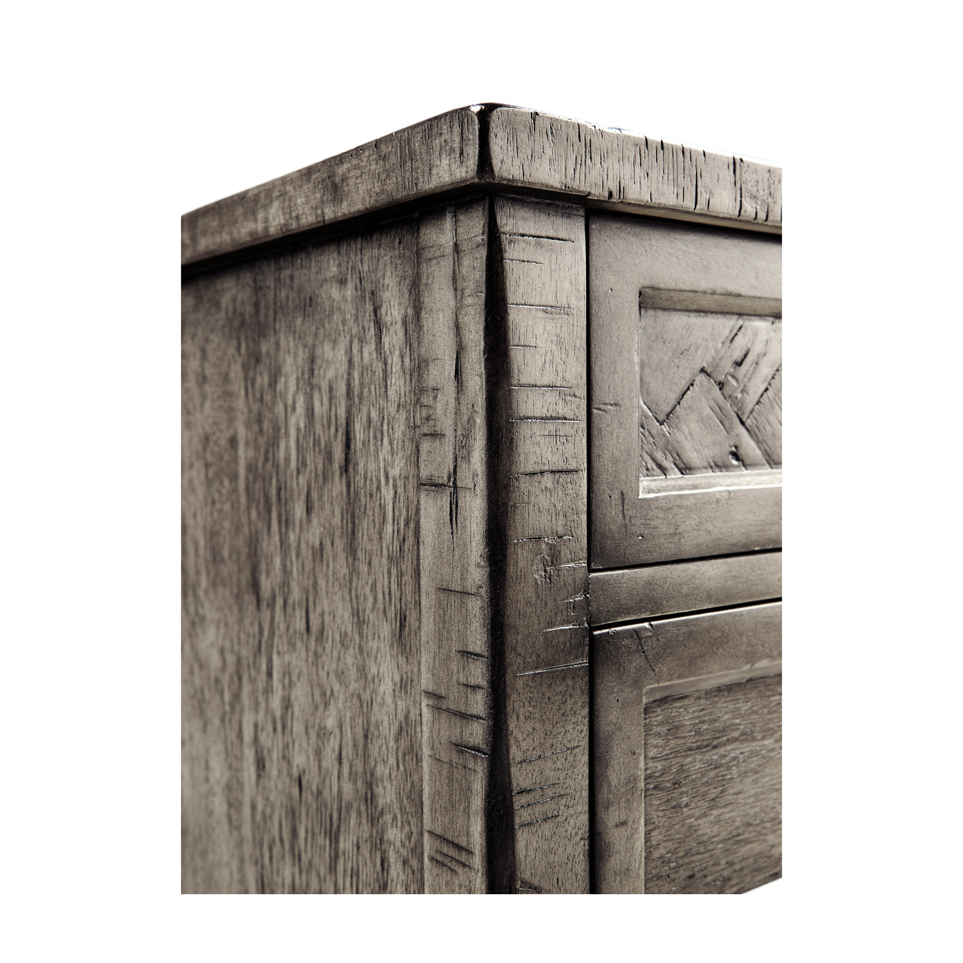Small Chest of Drawers in Antique Dark Grey