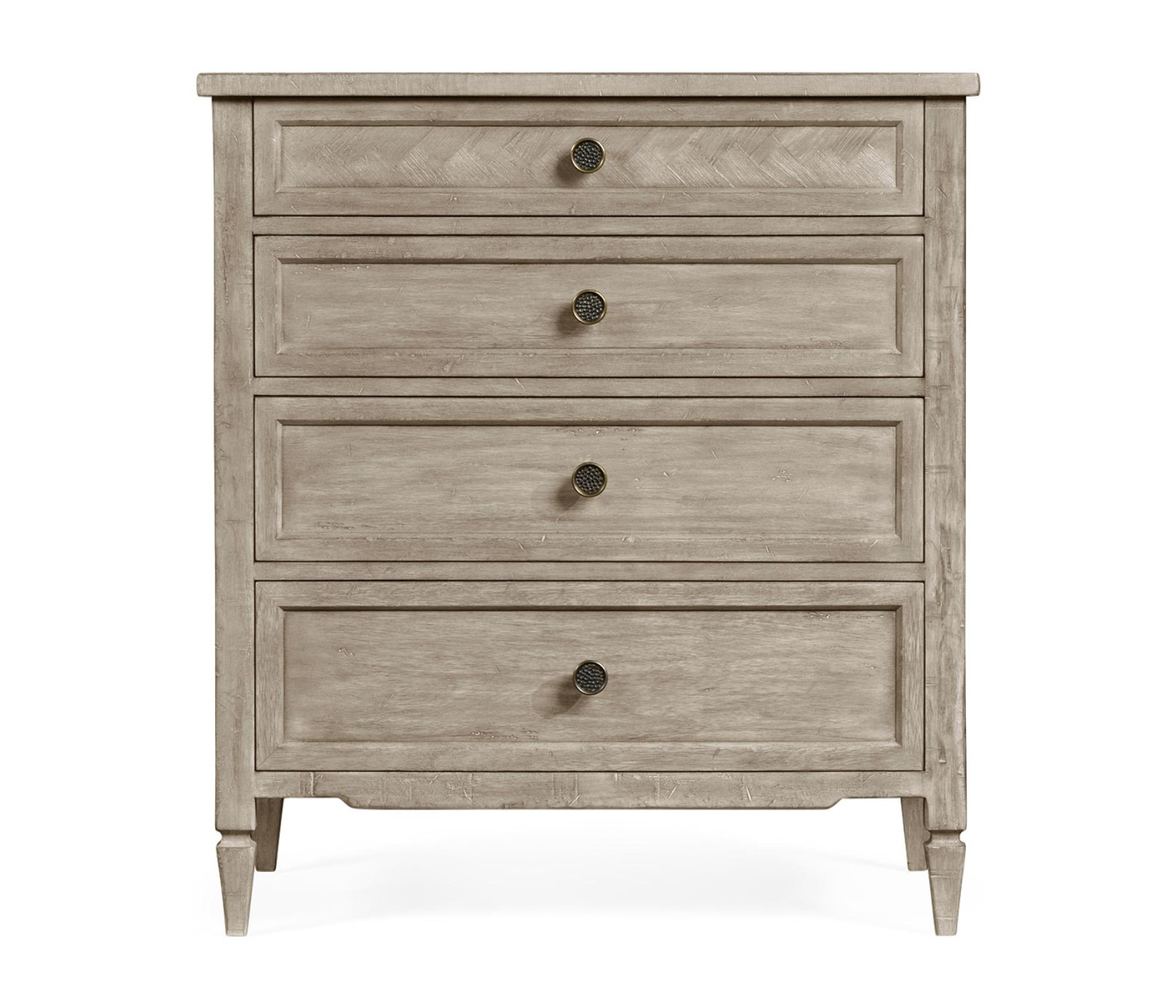 Small Chest of Drawers in Rustic Grey