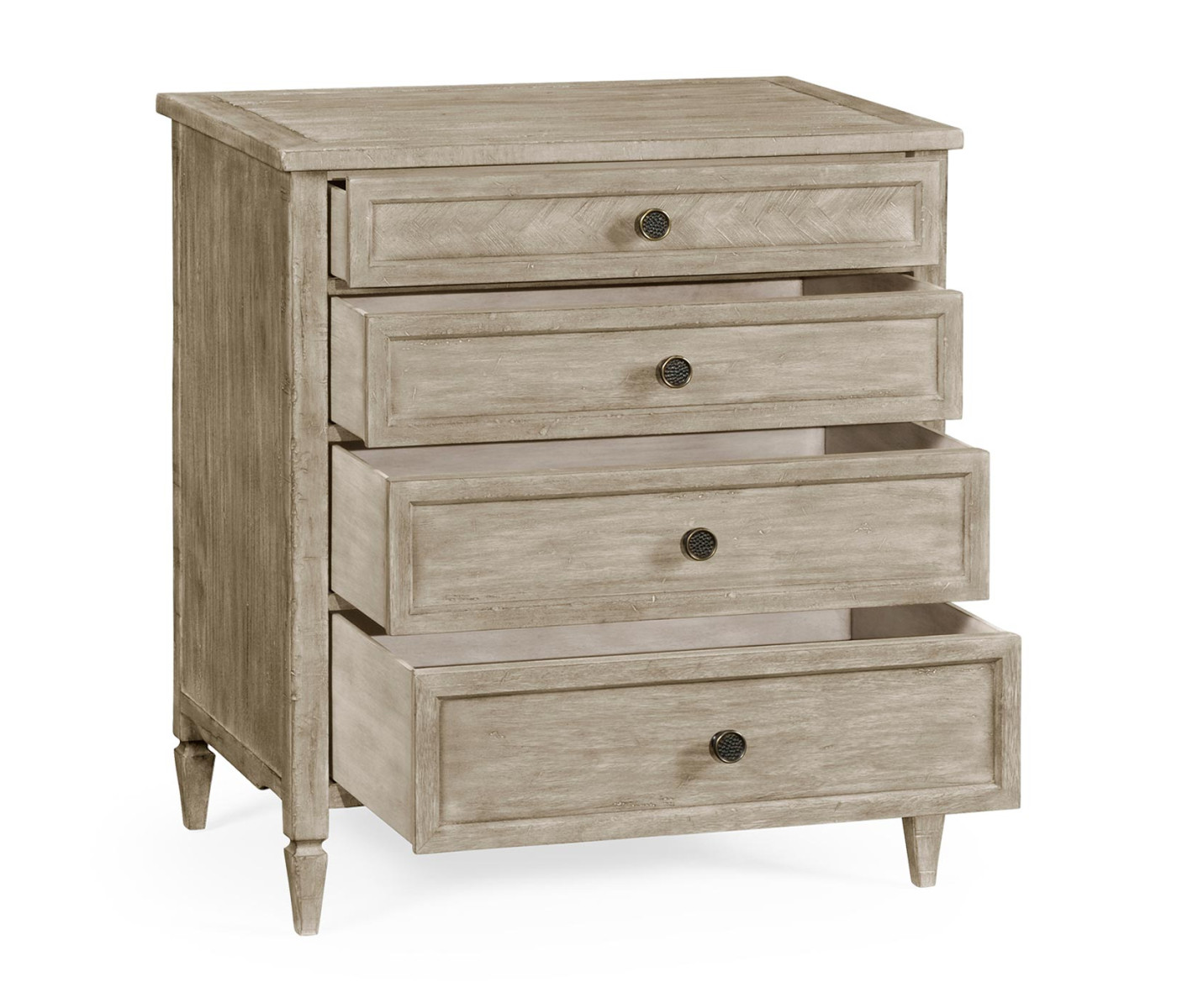 Small Chest of Drawers in Rustic Grey