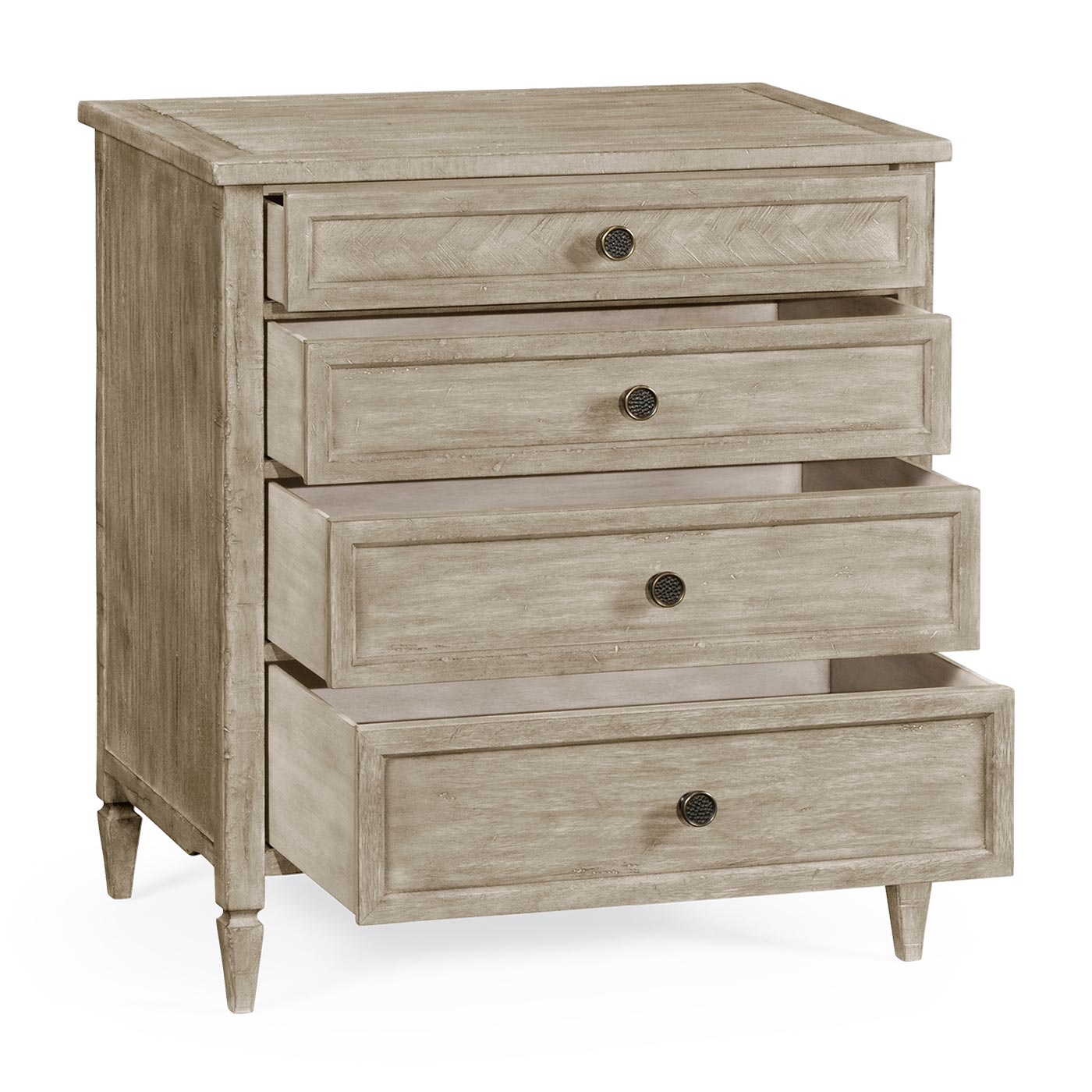 Small Chest of Drawers in Rustic Grey