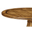 Round Light Brown Chestnut Dining Table 60