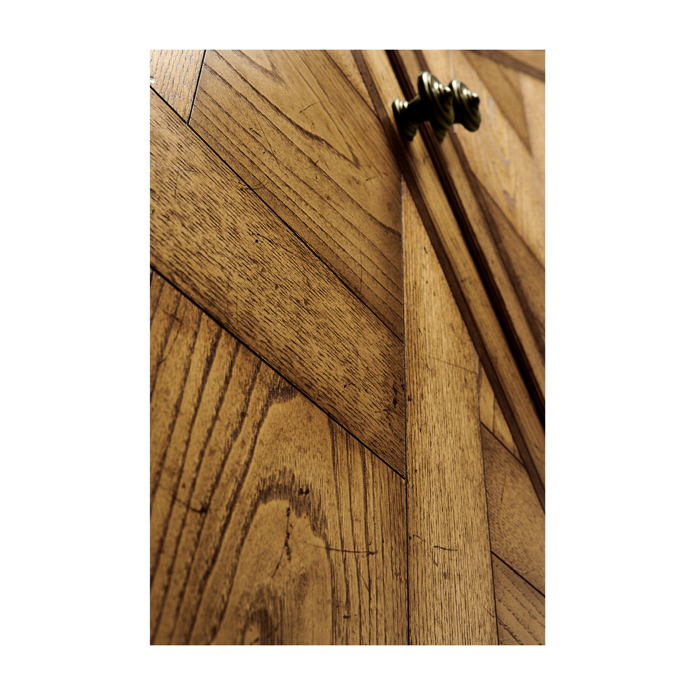 Rectangular Light Brown Chestnut Sideboard