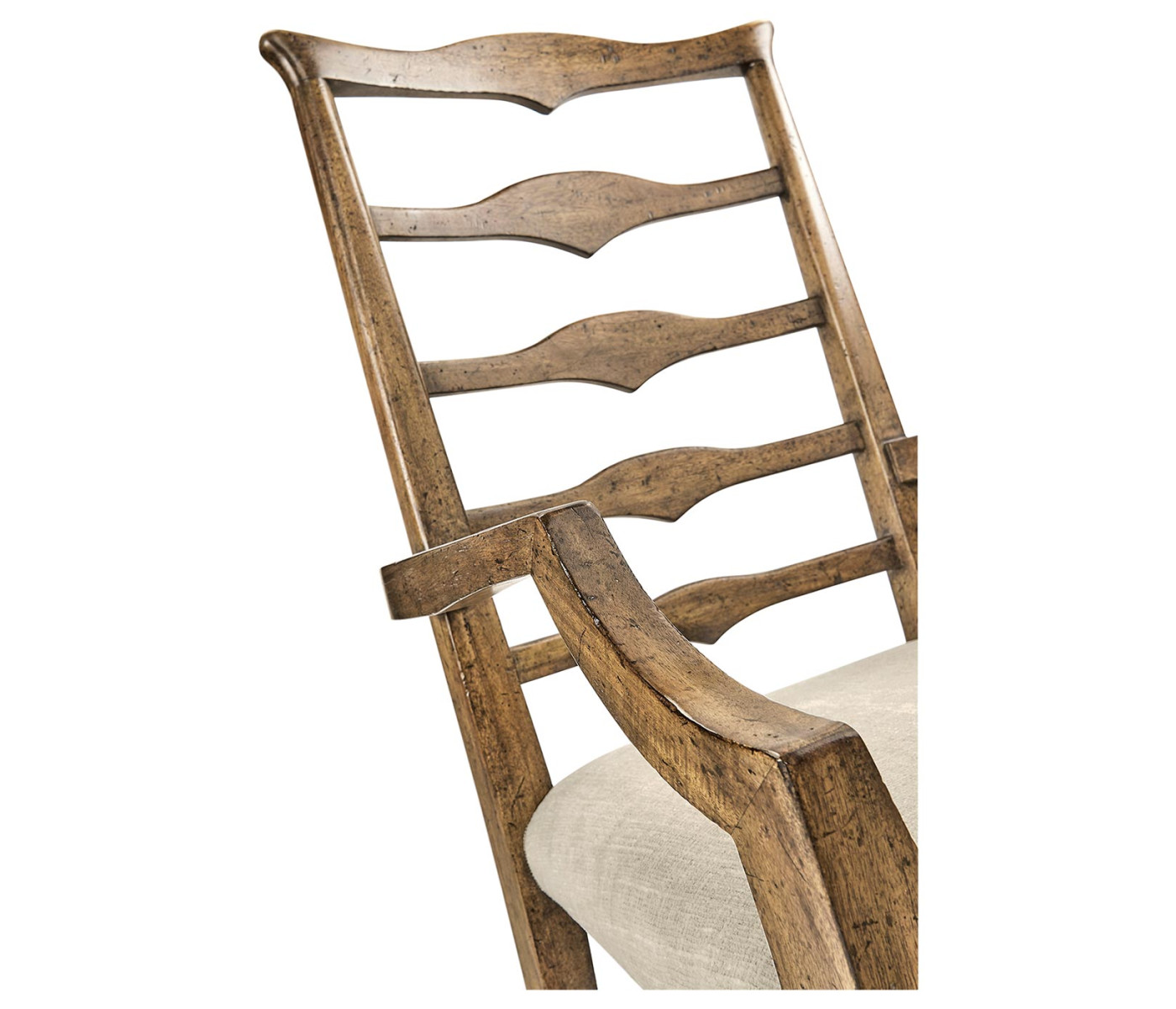 Pompano Ladderback Accent Arm Chair