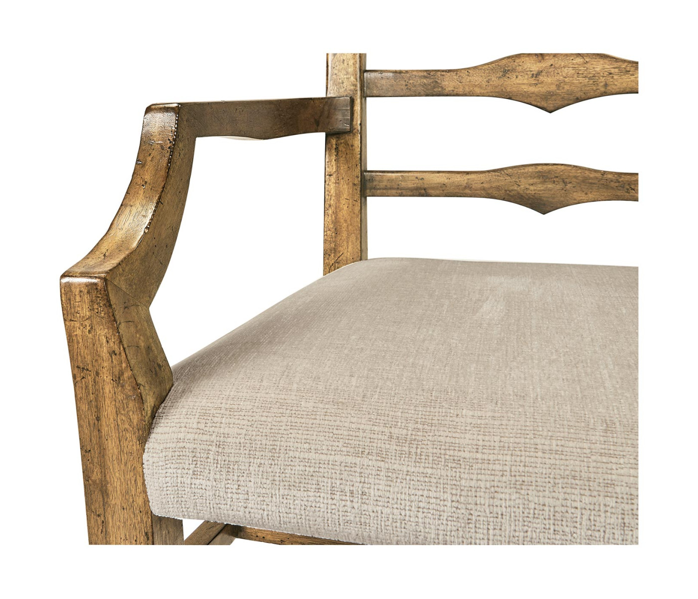 Pompano Ladderback Accent Arm Chair