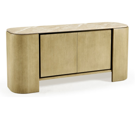 Cambrio Credenza with Faux Marble Top