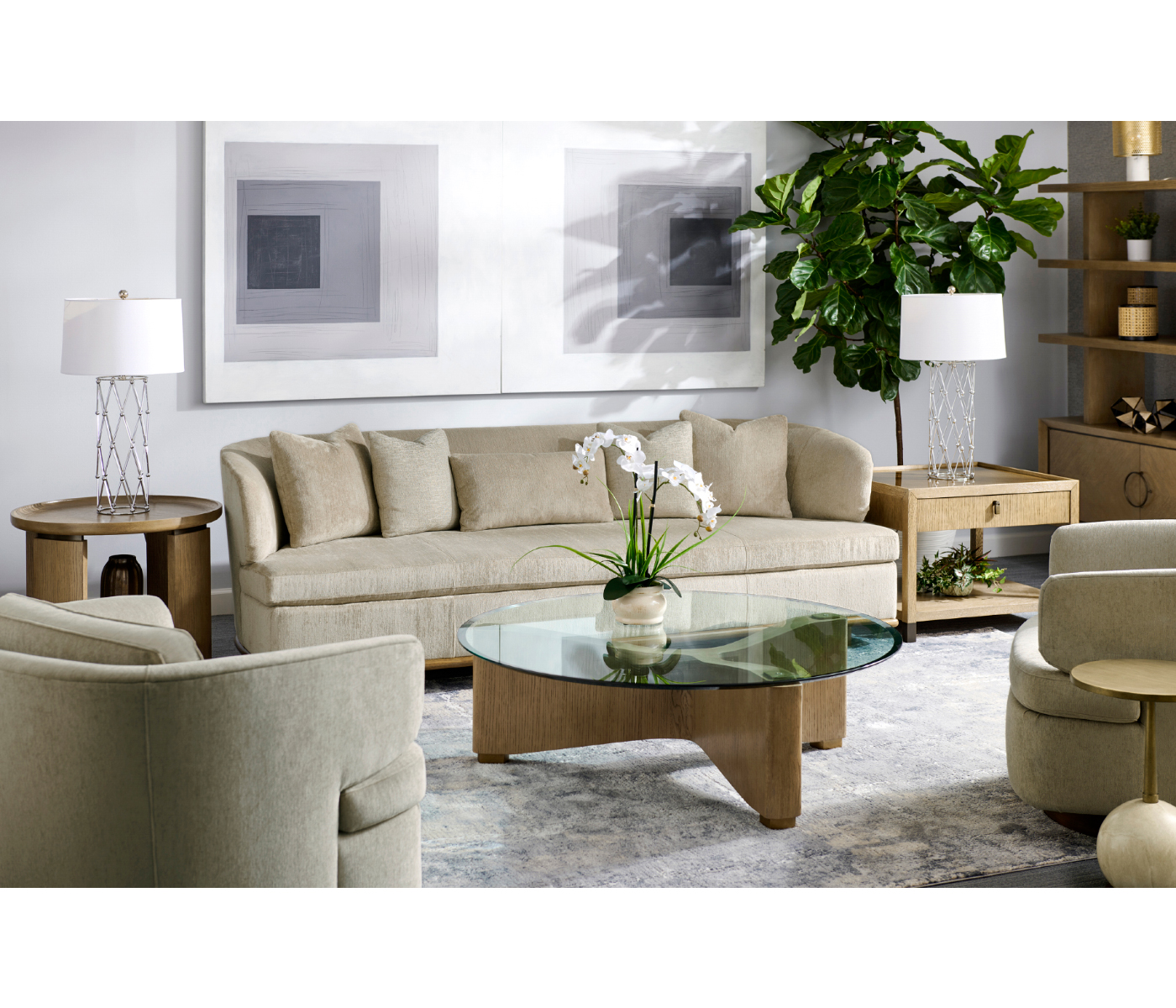 Cambrio Round Cocktail Table