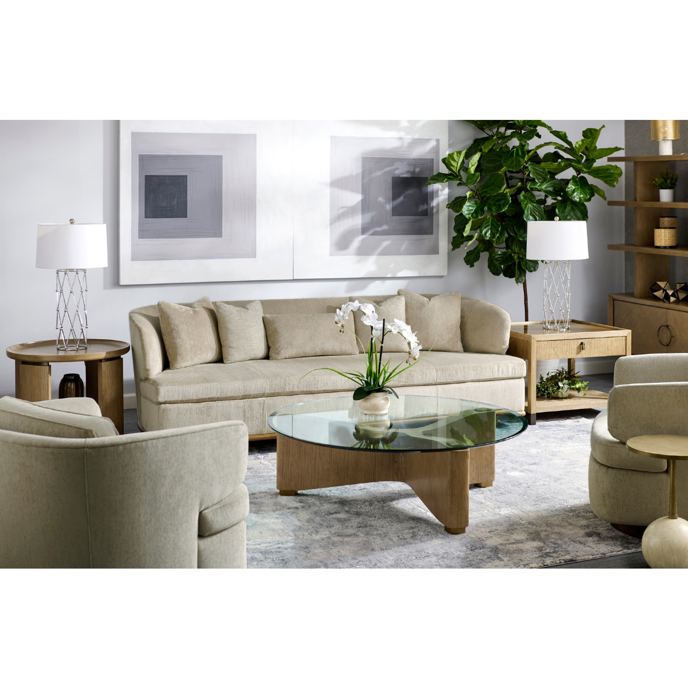 Cambrio Round Cocktail Table