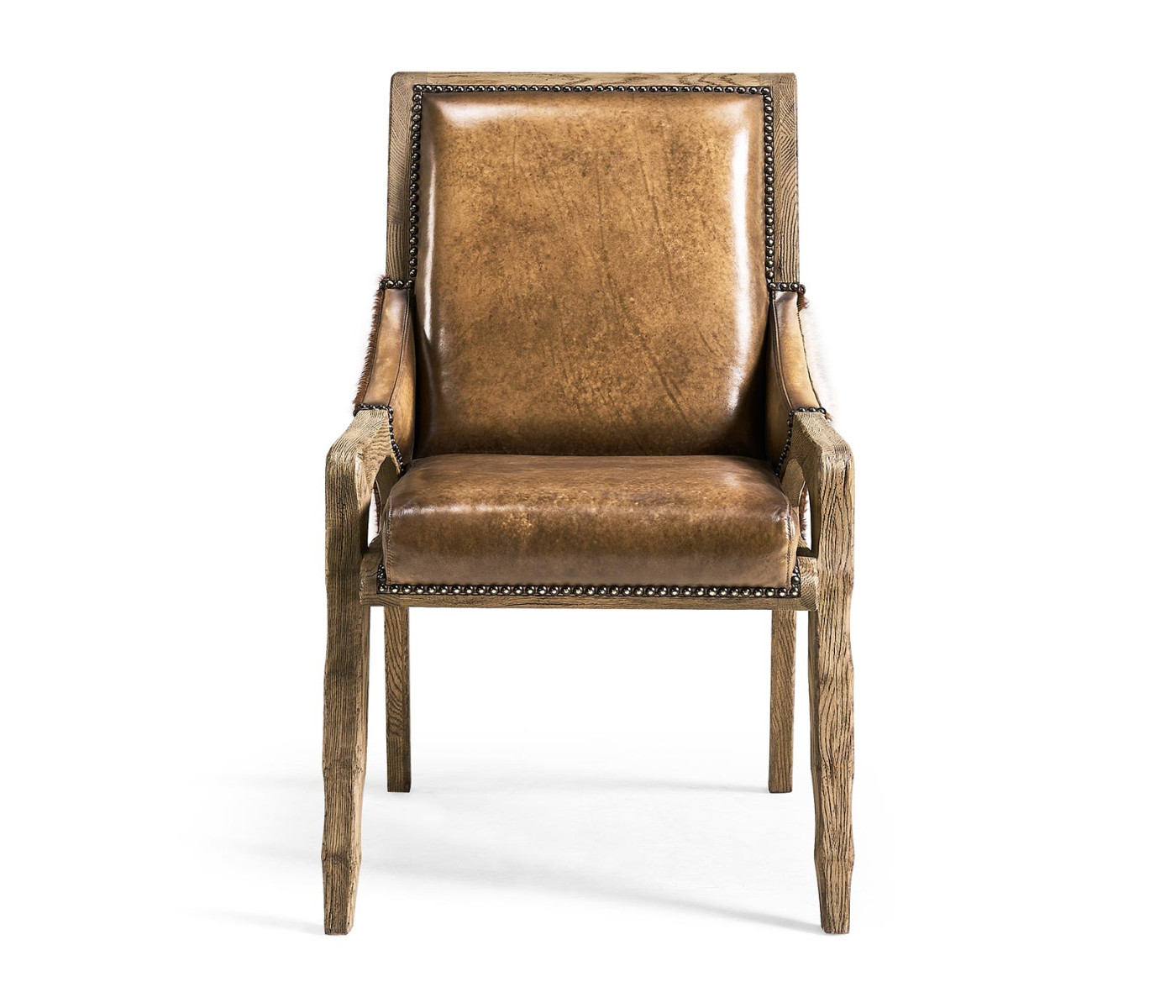 Echo Canyon Leather & Hide Side Chair