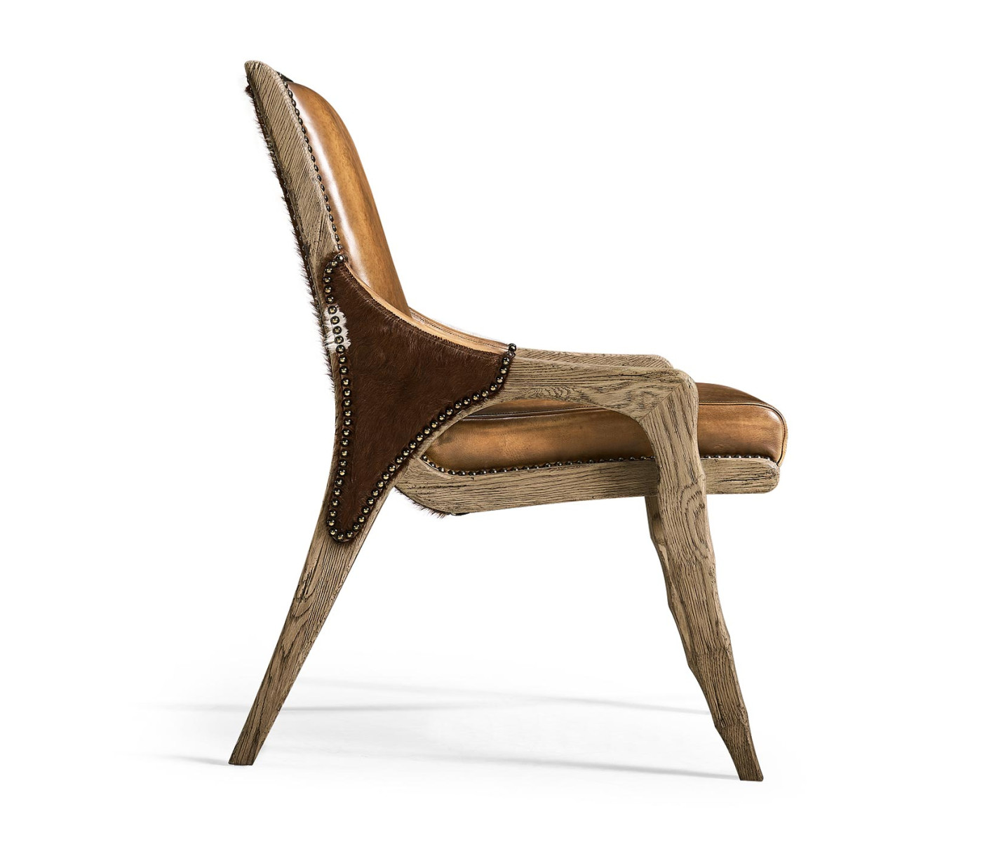 Echo Canyon Leather & Hide Side Chair