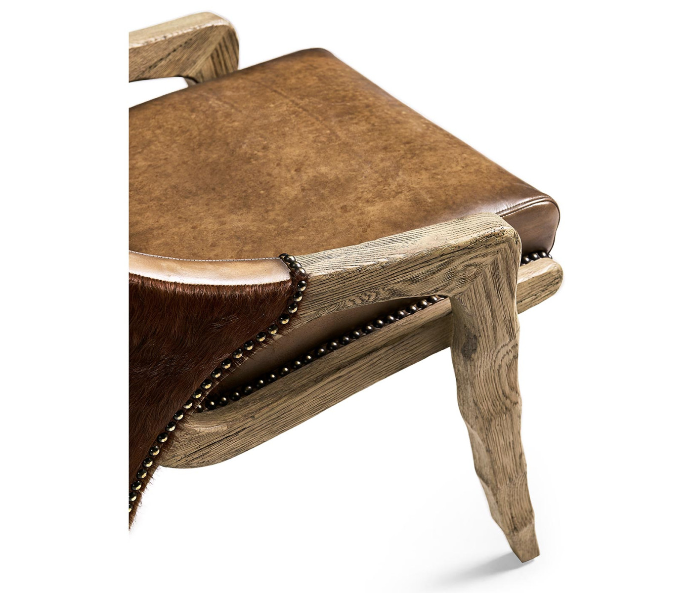 Echo Canyon Leather & Hide Side Chair