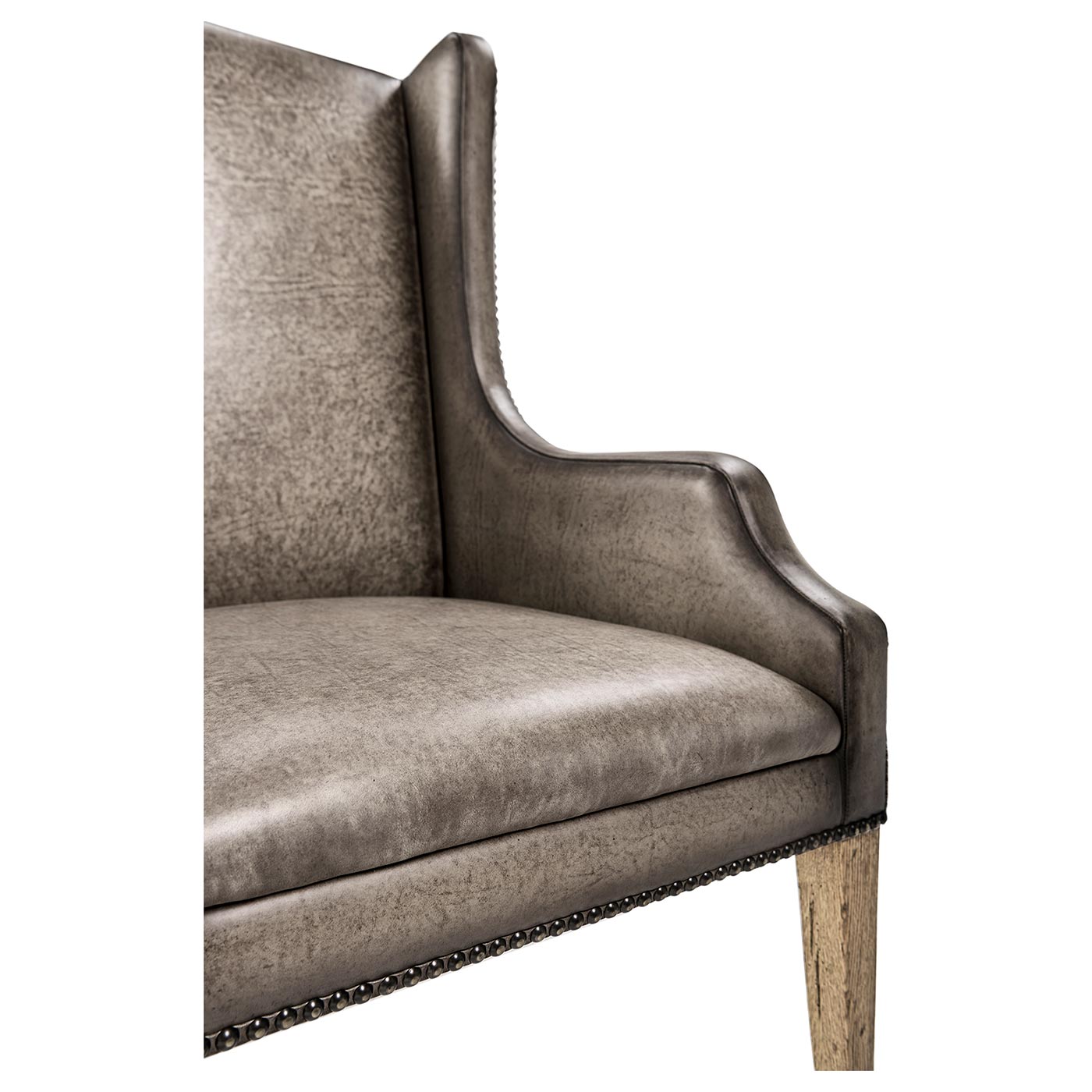 Sagehill Leather & Hide Dining Wing Chair