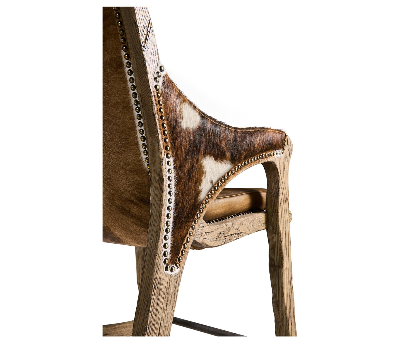 Echo Canyon Leather & Hide Counter Stool