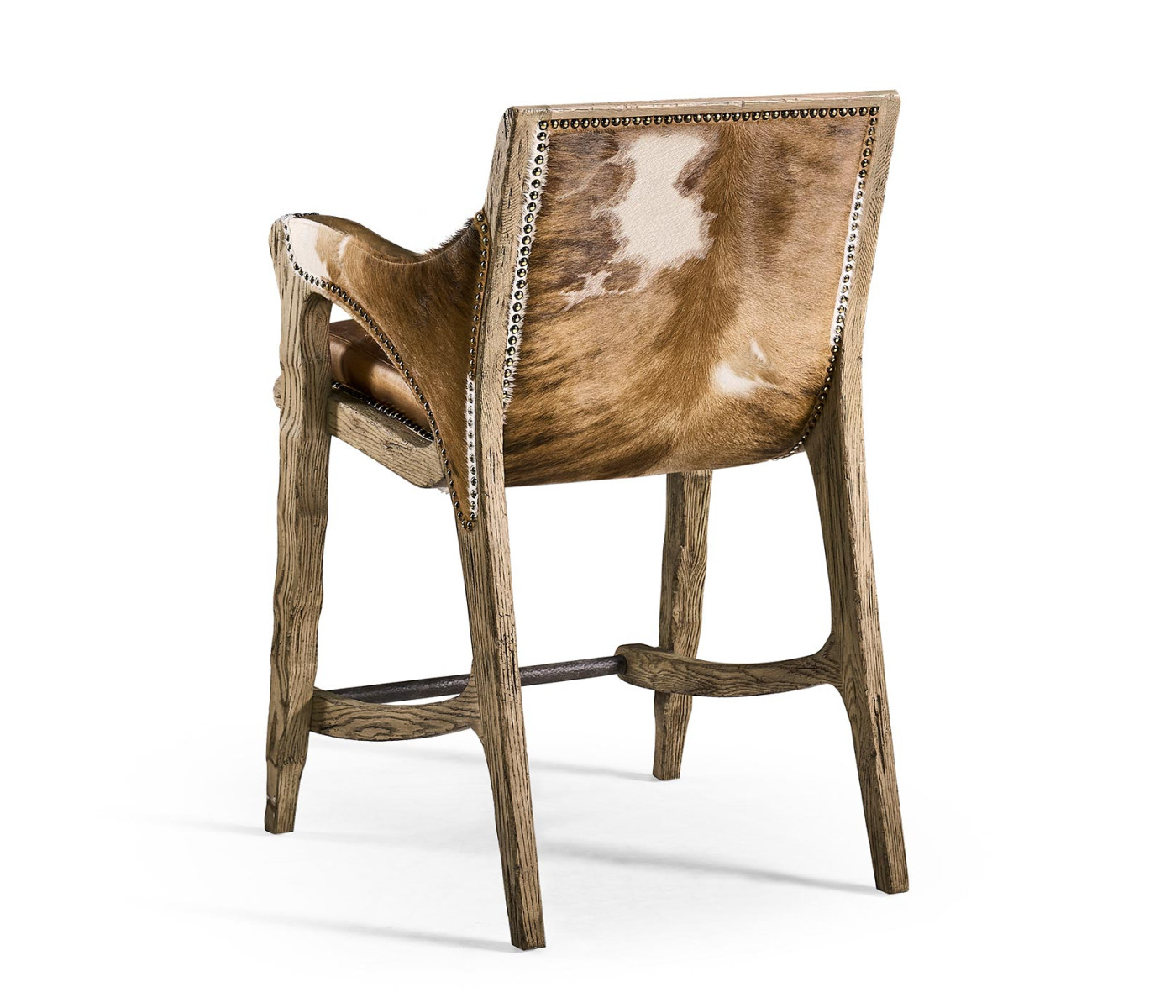 Echo Canyon Leather & Hide Counter Stool