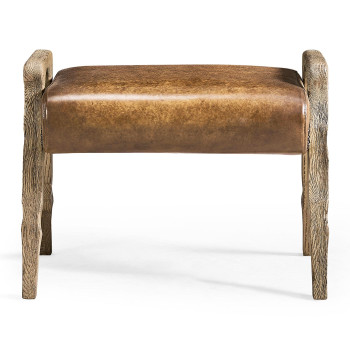 Echo Canyon Leather Footstool
