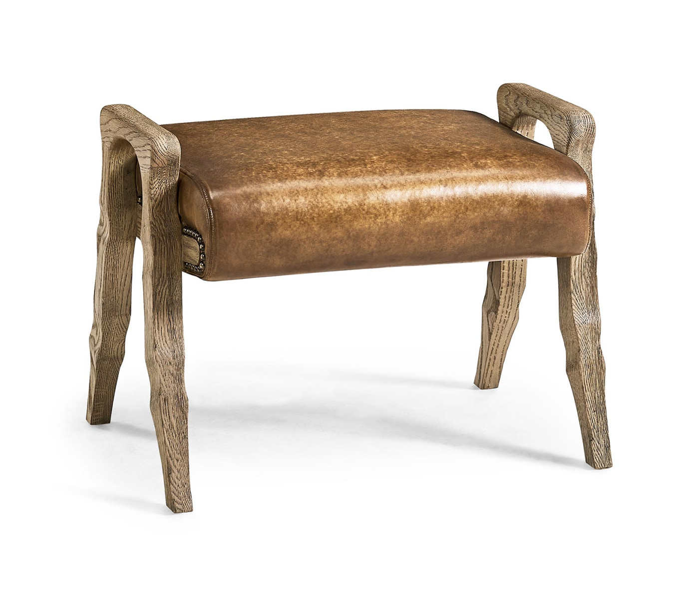 Echo Canyon Leather Footstool