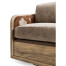 Stone Ridge Leather & Hide Swivel Occasional Chair Light