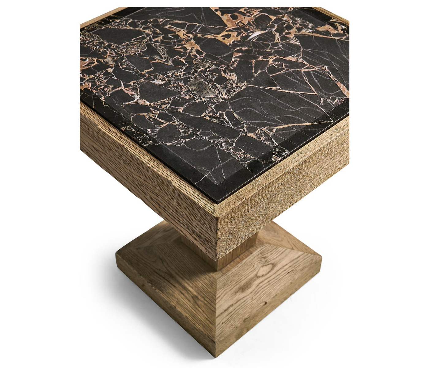 Echo Canyon Square Marble Side Table