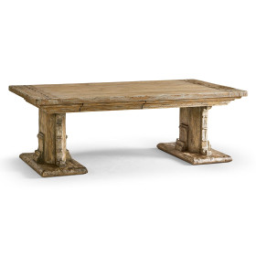 Caldera Pedestal-Base Cocktail Table
