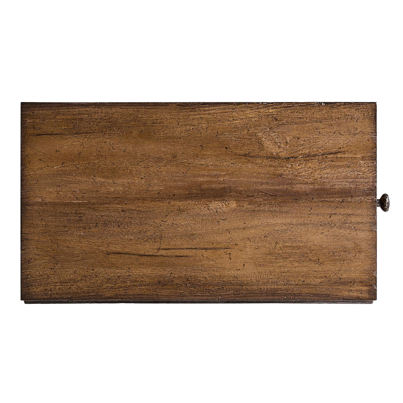 Forge Iron Storage Side Table