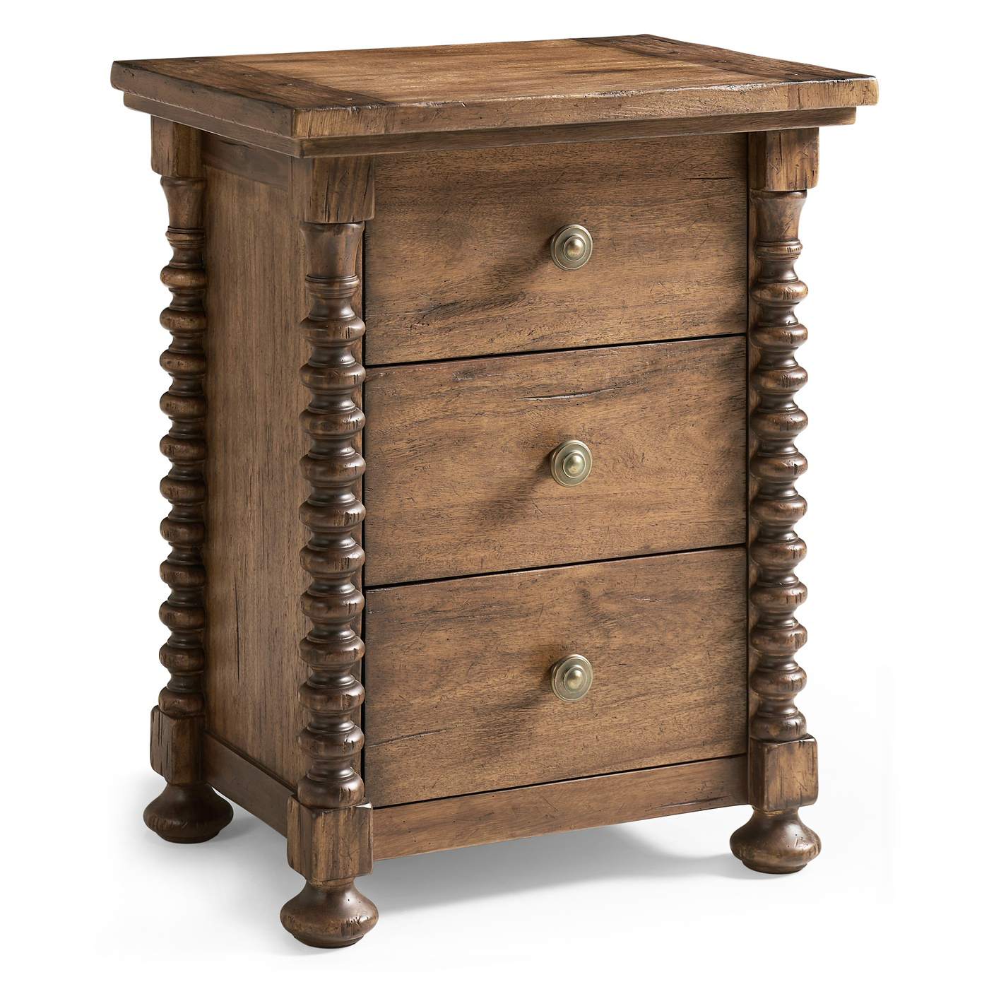Tamarisk 3 Drawer Narrow Nightstand