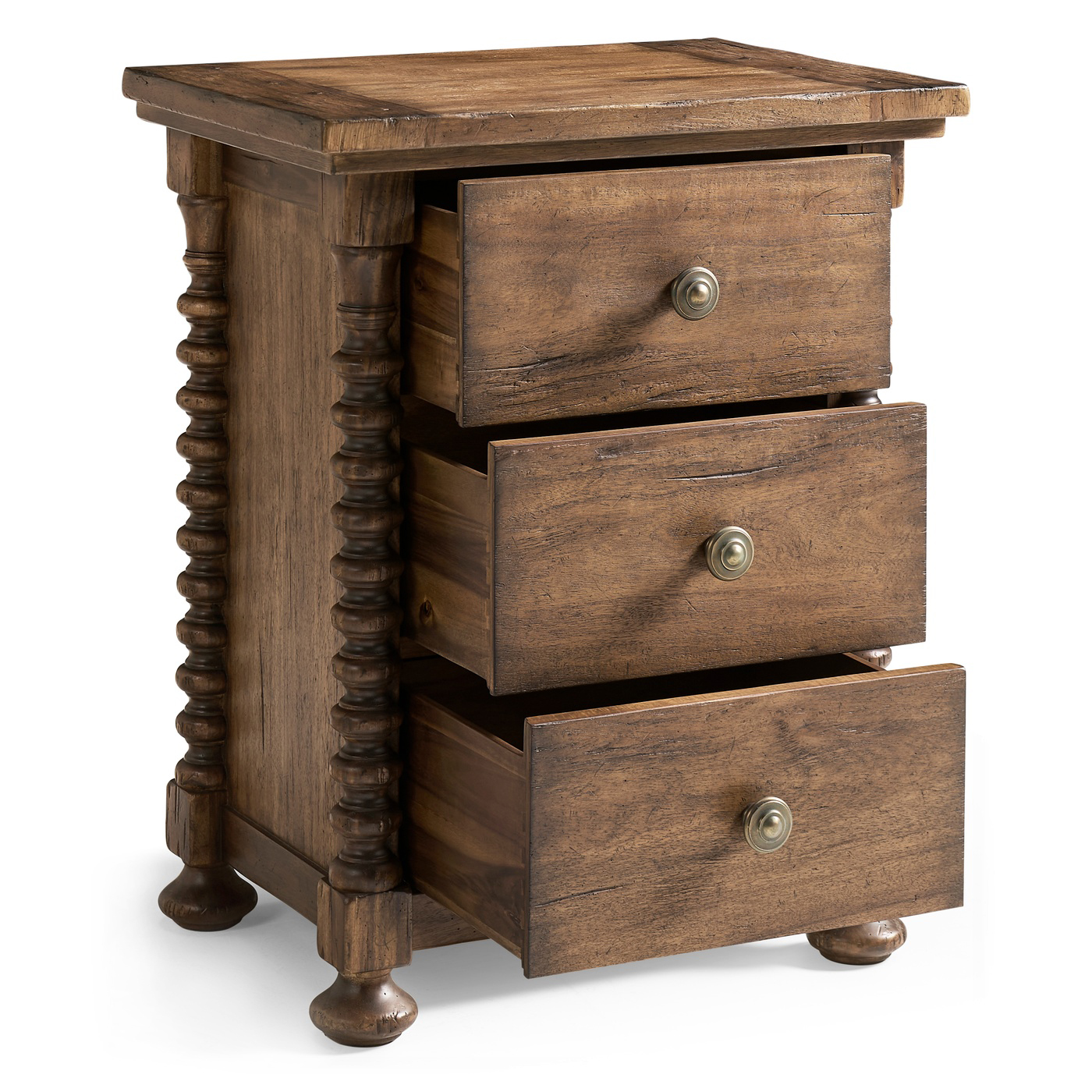 Tamarisk 3 Drawer Narrow Nightstand