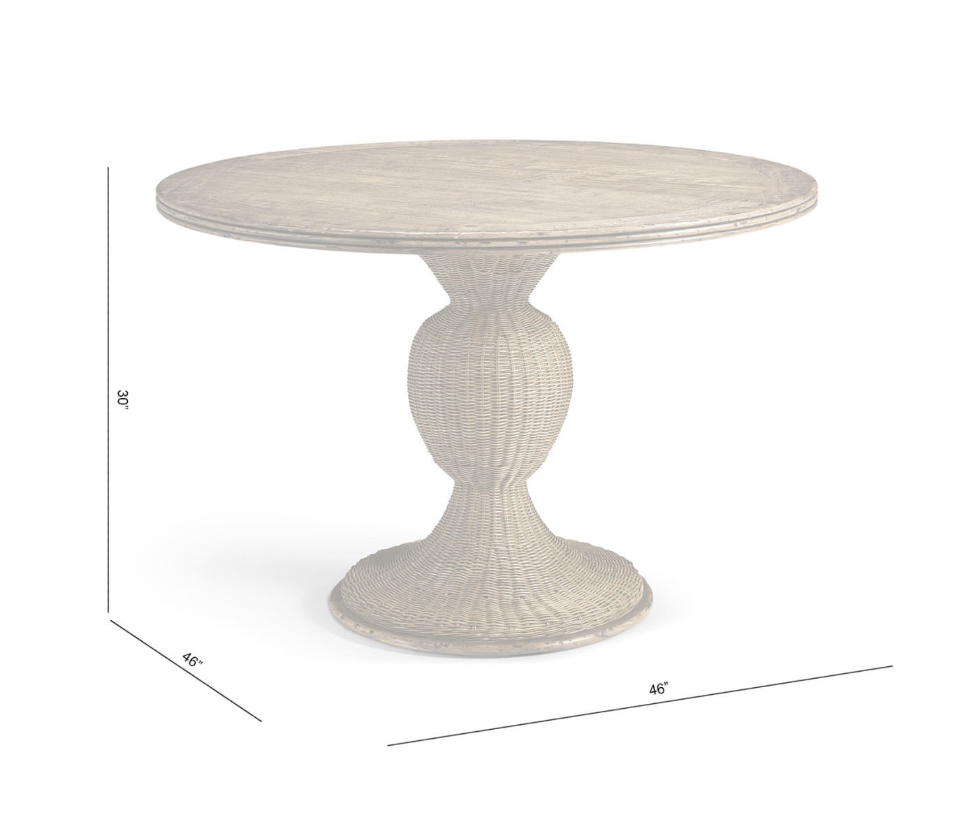 Palm Court Rattan Centre Table